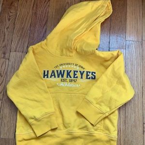 Iowa Hawkeyes 2T Hooded Sweatshirt